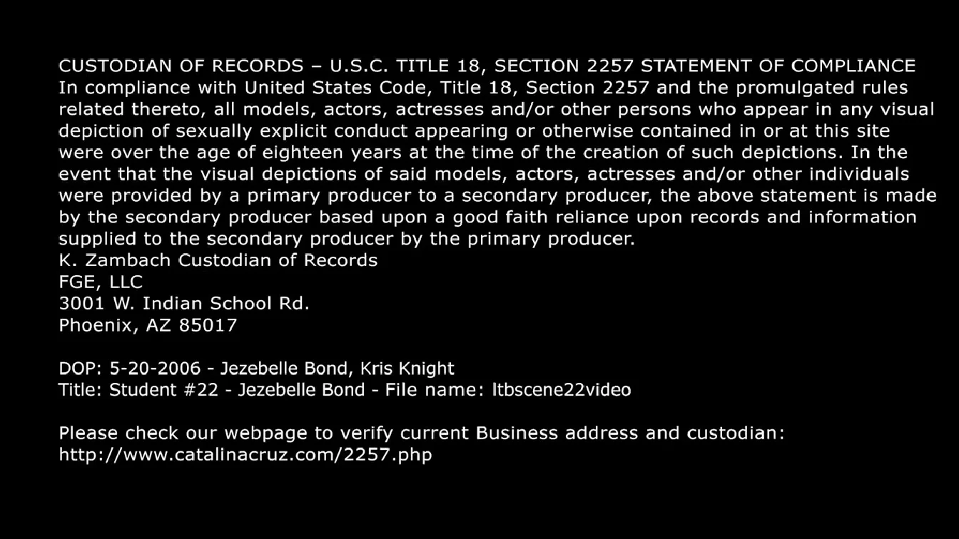 LicensedToBlow Student Jezebelle Bond REMASTERED XXX